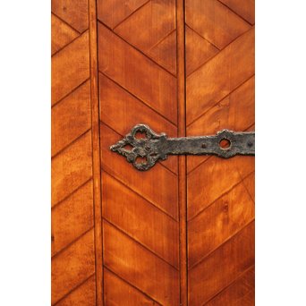 ヘリンボーンC装飾ナチュラル洋館ドア　B714 