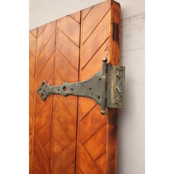 ヘリンボーンC装飾ナチュラル洋館ドア　B714 