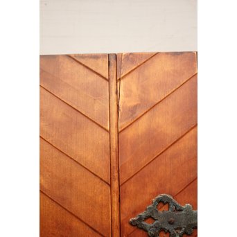 ヘリンボーンC装飾ナチュラル洋館ドア　B714 