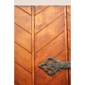 ヘリンボーンC装飾ナチュラル洋館ドア　B714 