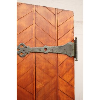 ヘリンボーンC装飾ナチュラル洋館ドア　B714 