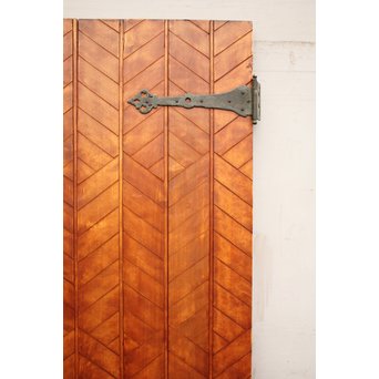 ヘリンボーンC装飾ナチュラル洋館ドア　B714 