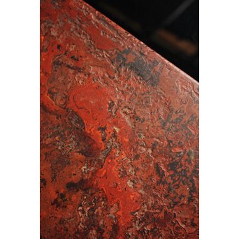 堆漆の板　S1818 