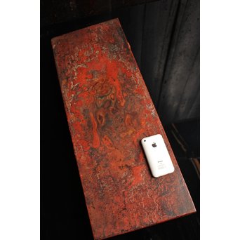 堆漆の板　S1818 