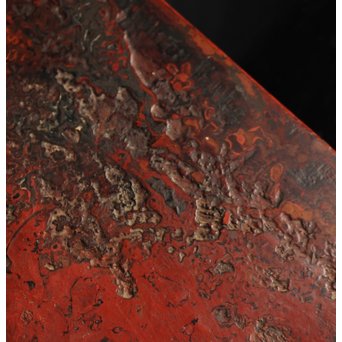 堆漆の板　S1818 