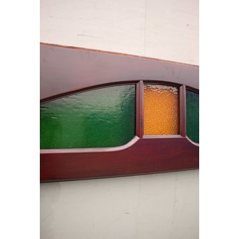 極上ダイア色ガラスの豪華ガラス建具　2枚1組　GD743 