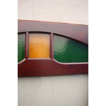 極上ダイア色ガラスの豪華ガラス建具　2枚1組　GD743 