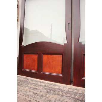 極上ダイア色ガラスの豪華ガラス建具　2枚1組　GD743 