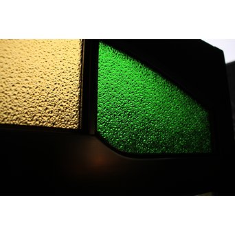 極上ダイア色ガラスの豪華ガラス建具　2枚1組　GD743 