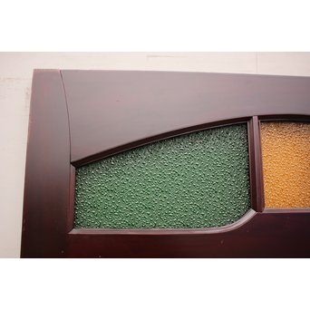 極上ダイア色ガラスの豪華ガラス建具　2枚1組　GD743 