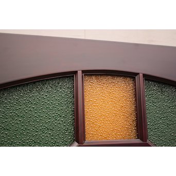 極上ダイア色ガラスの豪華ガラス建具　2枚1組　GD743 