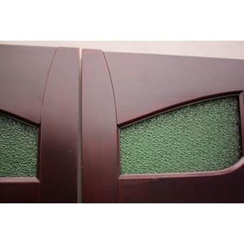 極上ダイア色ガラスの豪華ガラス建具　2枚1組　GD743 