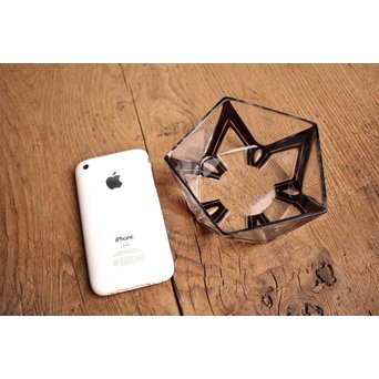 アールデコ五角形赤切子向付　5客1組　S1884 