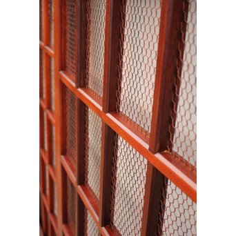 珍品総欅斜めくぐり戸　W370 