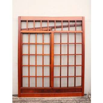 珍品総欅斜めくぐり戸　W370