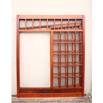 珍品総欅斜めくぐり戸　W370 