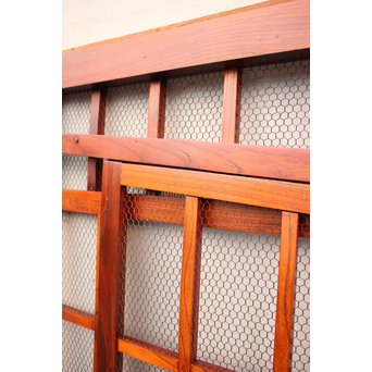 珍品総欅斜めくぐり戸　W370 