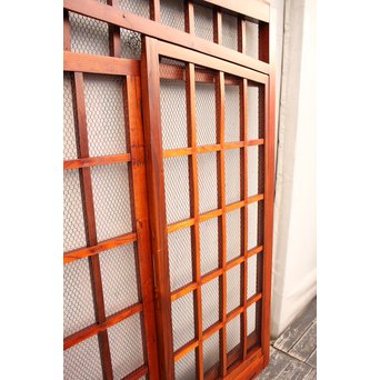 珍品総欅斜めくぐり戸　W370 