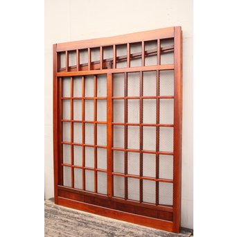 珍品総欅斜めくぐり戸　W370 