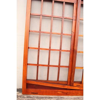 珍品総欅斜めくぐり戸　W370 
