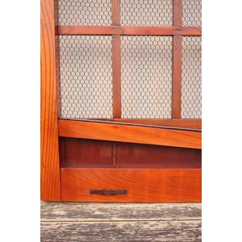 珍品総欅斜めくぐり戸　W370 