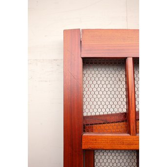 珍品総欅斜めくぐり戸　W370 