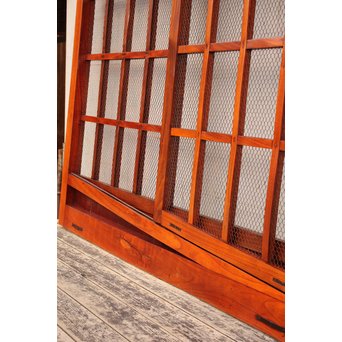 珍品総欅斜めくぐり戸　W370 
