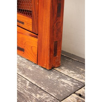 珍品総欅斜めくぐり戸　W370 