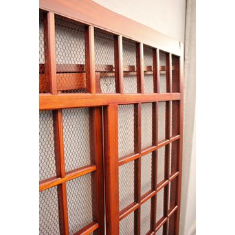 珍品総欅斜めくぐり戸　W370 