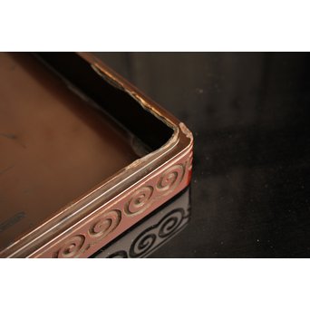 屈輪文彫漆硯箱　S1899 