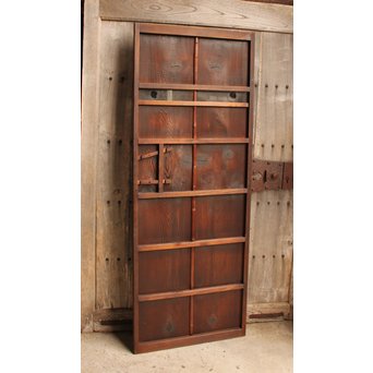 節からの覗き穴のある板戸　B731 