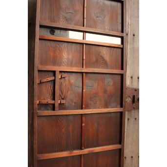 節からの覗き穴のある板戸　B731 