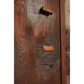 節からの覗き穴のある板戸　B731 