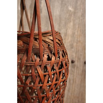 三世三代早川尚古斎作　竹花籠　S1943 