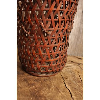 三世三代早川尚古斎作　竹花籠　S1943 