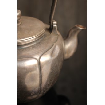 在銘阿古陀純銀瓶/湯沸/水注　K86 