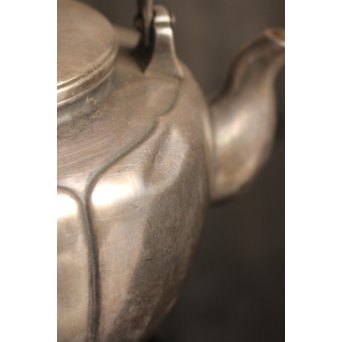 在銘阿古陀純銀瓶/湯沸/水注　K86 