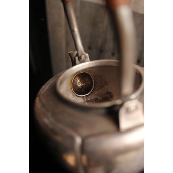 在銘阿古陀純銀瓶/湯沸/水注　K86 