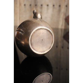 在銘阿古陀純銀瓶/湯沸/水注　K86 