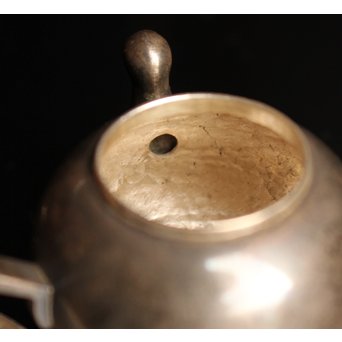 韓国美術工芸 李王家 純銀獣口三脚水滴　S2024 