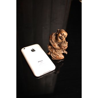 竹彫 和合千人 擺件/置物　S2031 