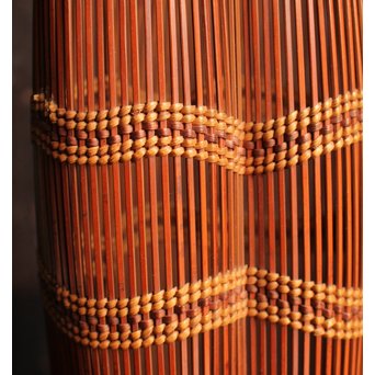 小菅吼月作竹編花籠　S2036 