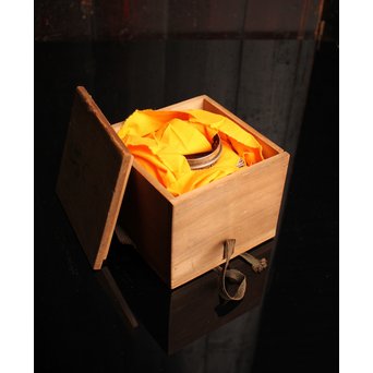 三浦竹泉銘祥瑞手銀火屋四方香炉　K104 