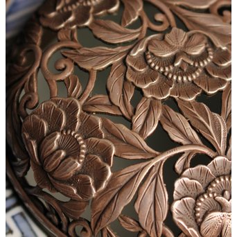 三浦竹泉銘祥瑞手銀火屋四方香炉　K104 