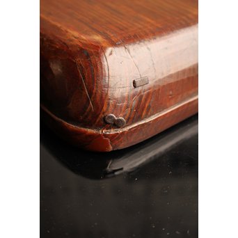 紡ぐ松の刳物煎茶盆　K114 