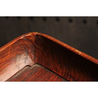 紡ぐ松の刳物煎茶盆　K114 