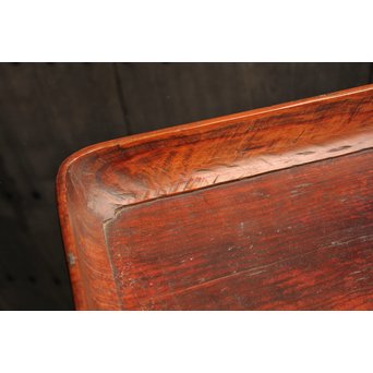 紡ぐ松の刳物煎茶盆　K114 