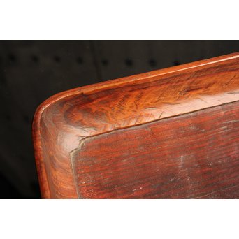 紡ぐ松の刳物煎茶盆　K114 