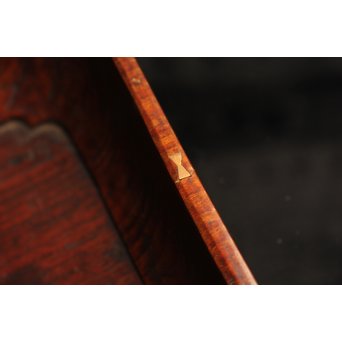 紡ぐ松の刳物煎茶盆　K114 