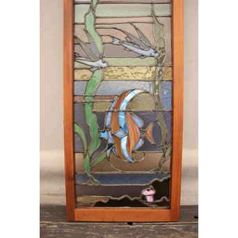 熱帯魚ステンドグラス引戸　GD797 